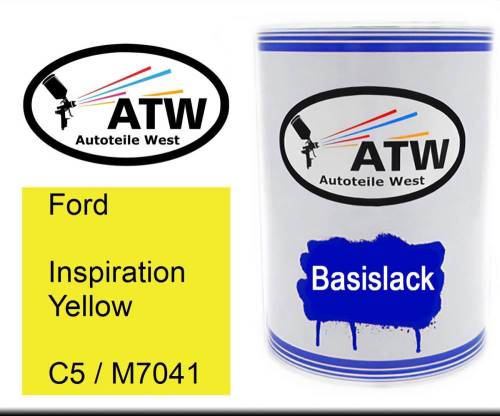 Ford, Inspiration Yellow, C5 / M7041: 500ml Lackdose, von ATW Autoteile West.